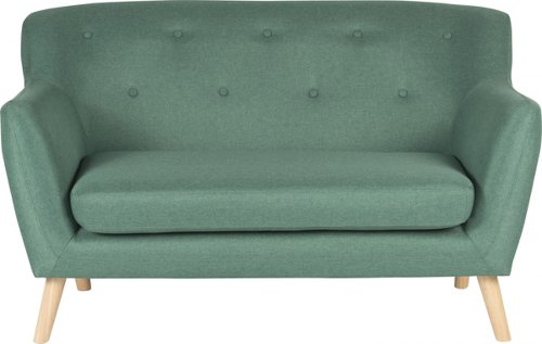 Teknik Office Skandi 2 Seater Sofa Ocean Green - 7981