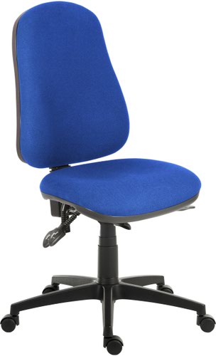 Ergo Comfort High Back Fabric Ergonomic Operator Office Chair without Arms Blue - 9500BLU