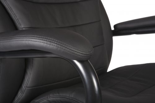 Goliath Heavy Duty Bonded Leather Faced Executive Office Chair Black - B991