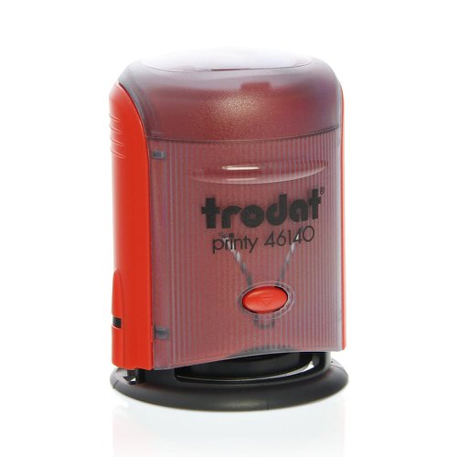 Trodat 46140 Self Inking Dater 40mm Red - 20491