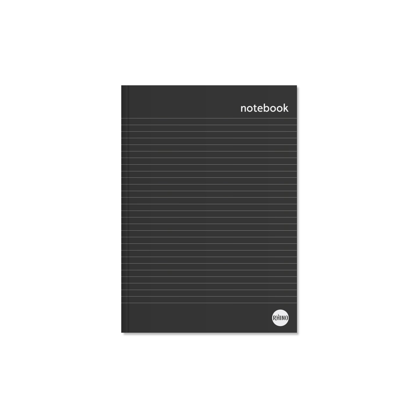 RHBSB-8: RHINO Oversize Hardback Scrapbook 40 Page Black Paper Plain (Pack of 18)