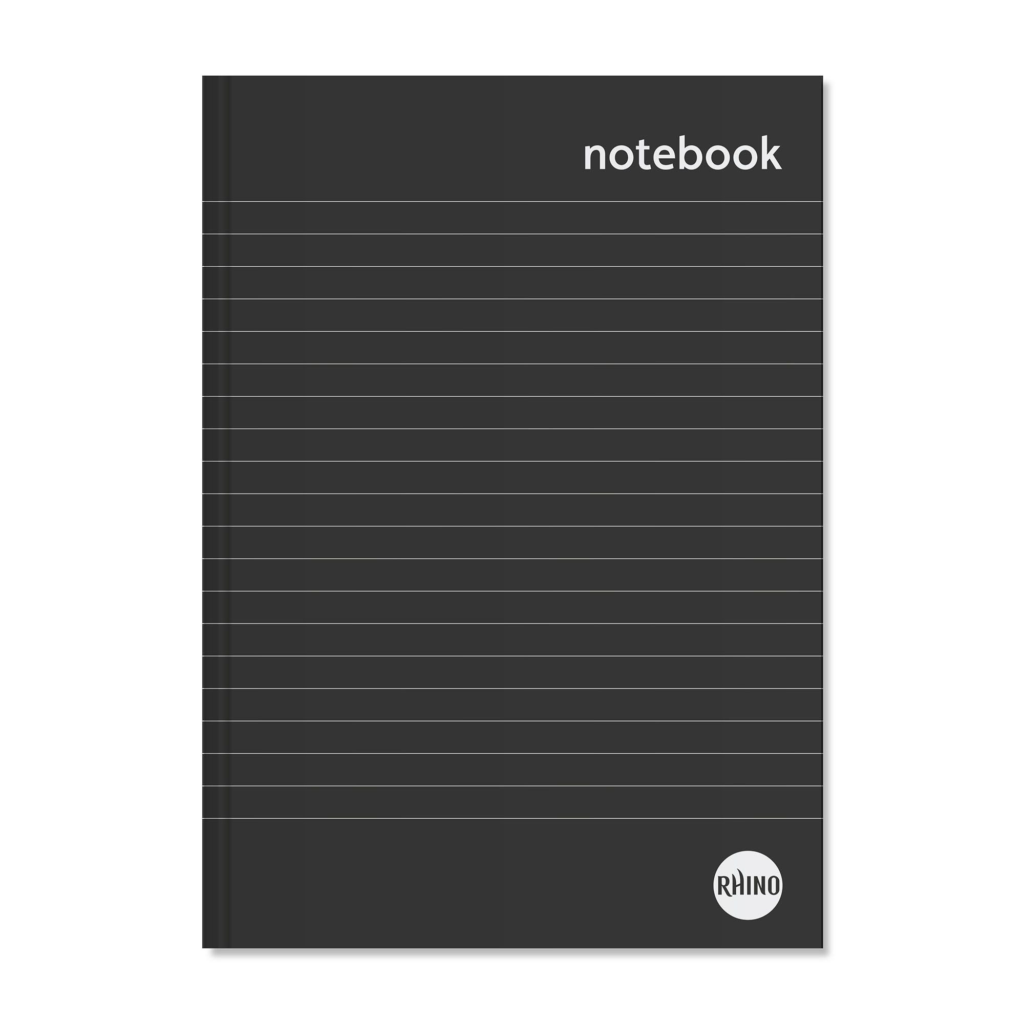 Rhino Everyday Feint Ruled Casebound Notebook 192 Pages A4
